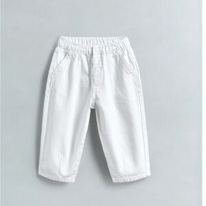 Zara White Balloon Pants
